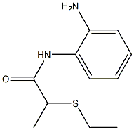 N-(2-aminophenyl)-2-(ethylsulfanyl)propanamide 구조식 이미지