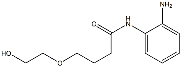 N-(2-aminophenyl)-4-(2-hydroxyethoxy)butanamide Structure