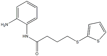 N-(2-aminophenyl)-4-(thiophen-2-ylsulfanyl)butanamide 구조식 이미지