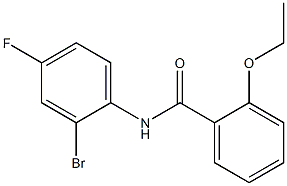 N-(2-bromo-4-fluorophenyl)-2-ethoxybenzamide Structure