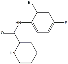 N-(2-bromo-4-fluorophenyl)piperidine-2-carboxamide 구조식 이미지