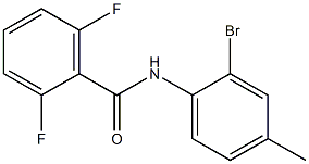 N-(2-bromo-4-methylphenyl)-2,6-difluorobenzamide Structure