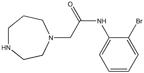 N-(2-bromophenyl)-2-(1,4-diazepan-1-yl)acetamide Structure