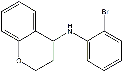 N-(2-bromophenyl)-3,4-dihydro-2H-1-benzopyran-4-amine Structure