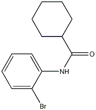 N-(2-bromophenyl)cyclohexanecarboxamide Structure