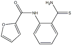 N-(2-carbamothioylphenyl)furan-2-carboxamide 구조식 이미지