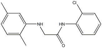 N-(2-chlorophenyl)-2-[(2,5-dimethylphenyl)amino]acetamide Structure