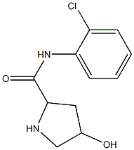 N-(2-chlorophenyl)-4-hydroxypyrrolidine-2-carboxamide 구조식 이미지