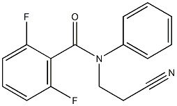 N-(2-cyanoethyl)-2,6-difluoro-N-phenylbenzamide Structure