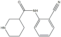 N-(2-cyanophenyl)piperidine-3-carboxamide 구조식 이미지