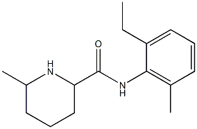 N-(2-ethyl-6-methylphenyl)-6-methylpiperidine-2-carboxamide Structure