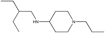 N-(2-ethylbutyl)-1-propylpiperidin-4-amine 구조식 이미지