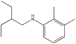 N-(2-ethylbutyl)-2,3-dimethylaniline 구조식 이미지