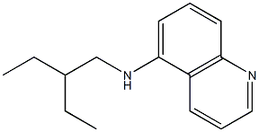 N-(2-ethylbutyl)quinolin-5-amine 구조식 이미지