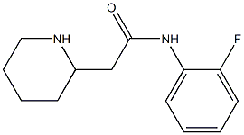 N-(2-fluorophenyl)-2-(piperidin-2-yl)acetamide 구조식 이미지