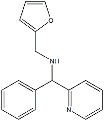 N-(2-furylmethyl)-N-[phenyl(pyridin-2-yl)methyl]amine 구조식 이미지