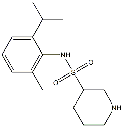 N-(2-isopropyl-6-methylphenyl)piperidine-3-sulfonamide 구조식 이미지