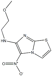 N-(2-methoxyethyl)-5-nitroimidazo[2,1-b][1,3]thiazol-6-amine Structure