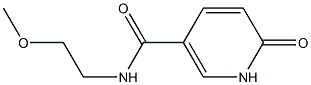 N-(2-methoxyethyl)-6-oxo-1,6-dihydropyridine-3-carboxamide Structure