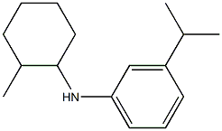 N-(2-methylcyclohexyl)-3-(propan-2-yl)aniline 구조식 이미지