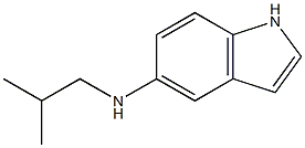 N-(2-methylpropyl)-1H-indol-5-amine 구조식 이미지