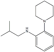 N-(2-methylpropyl)-2-(piperidin-1-yl)aniline 구조식 이미지