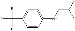 N-(2-methylpropyl)-4-(trifluoromethyl)aniline Structure