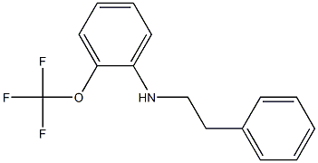 N-(2-phenylethyl)-2-(trifluoromethoxy)aniline Structure