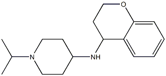 N-(3,4-dihydro-2H-1-benzopyran-4-yl)-1-(propan-2-yl)piperidin-4-amine 구조식 이미지