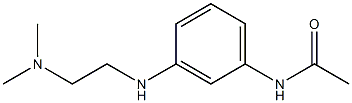 N-(3-{[2-(dimethylamino)ethyl]amino}phenyl)acetamide Structure