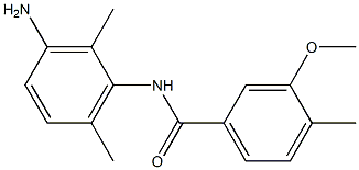 N-(3-amino-2,6-dimethylphenyl)-3-methoxy-4-methylbenzamide 구조식 이미지