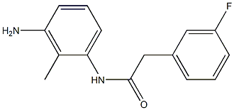 N-(3-amino-2-methylphenyl)-2-(3-fluorophenyl)acetamide Structure