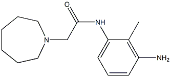 N-(3-amino-2-methylphenyl)-2-azepan-1-ylacetamide 구조식 이미지