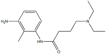 N-(3-amino-2-methylphenyl)-4-(diethylamino)butanamide 구조식 이미지