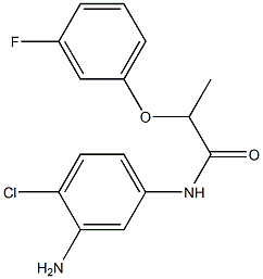 N-(3-amino-4-chlorophenyl)-2-(3-fluorophenoxy)propanamide 구조식 이미지