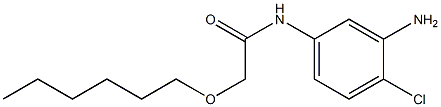 N-(3-amino-4-chlorophenyl)-2-(hexyloxy)acetamide 구조식 이미지