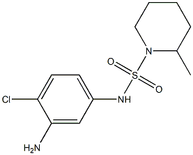 N-(3-amino-4-chlorophenyl)-2-methylpiperidine-1-sulfonamide Structure