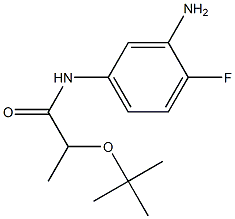N-(3-amino-4-fluorophenyl)-2-(tert-butoxy)propanamide Structure
