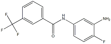 N-(3-amino-4-fluorophenyl)-3-(trifluoromethyl)benzamide Structure