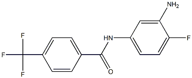 N-(3-amino-4-fluorophenyl)-4-(trifluoromethyl)benzamide Structure