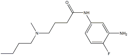 N-(3-amino-4-fluorophenyl)-4-[butyl(methyl)amino]butanamide 구조식 이미지