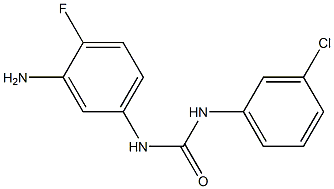 N-(3-amino-4-fluorophenyl)-N'-(3-chlorophenyl)urea Structure