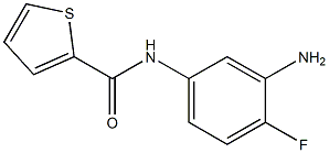 N-(3-amino-4-fluorophenyl)thiophene-2-carboxamide 구조식 이미지