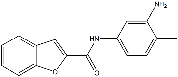 N-(3-amino-4-methylphenyl)-1-benzofuran-2-carboxamide 구조식 이미지