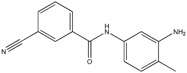 N-(3-amino-4-methylphenyl)-3-cyanobenzamide Structure
