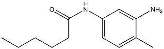 N-(3-amino-4-methylphenyl)hexanamide Structure