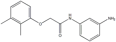 N-(3-aminophenyl)-2-(2,3-dimethylphenoxy)acetamide 구조식 이미지