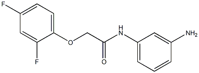 N-(3-aminophenyl)-2-(2,4-difluorophenoxy)acetamide Structure