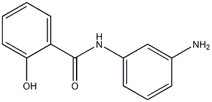 N-(3-aminophenyl)-2-hydroxybenzamide 구조식 이미지