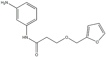 N-(3-aminophenyl)-3-(2-furylmethoxy)propanamide Structure